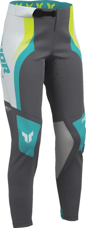 THOR PANT WMN SPORTMODE VELOCITY GY/AQ 1/2