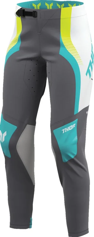 THOR PANT WMN SPORTMODE VELOCITY GY/AQ 1/2