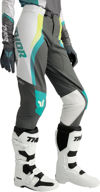 THOR PANT WMN SPORTMODE VELOCITY GY/AQ 1/2