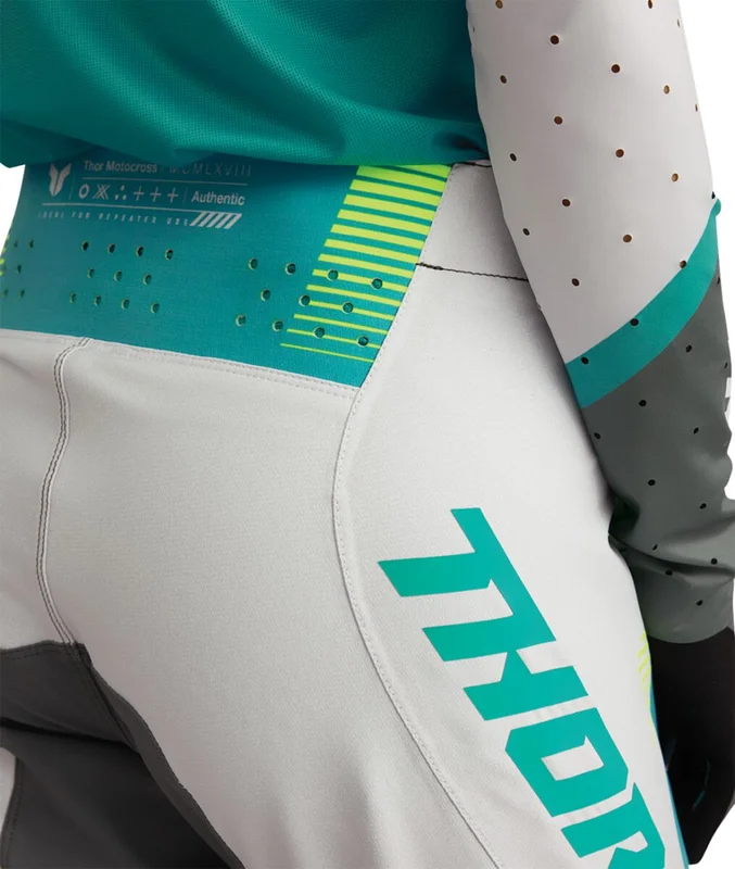 THOR PANT WMN SPORTMODE VELOCITY GY/AQ 1/2