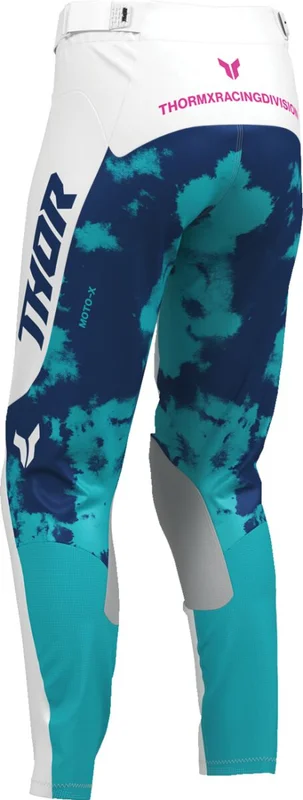 THOR PANT WMN LAUNCHMODE BLEACH WHT/AQ 1/2