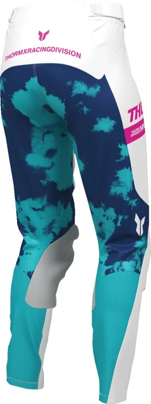 THOR PANT WMN LAUNCHMODE BLEACH WHT/AQ 1/2