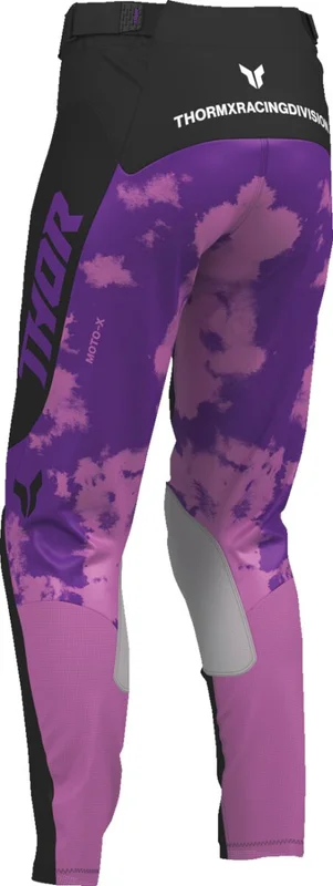 THOR PANT WMN LAUNCHMODE BLEACH BLK/ORCH 1/2