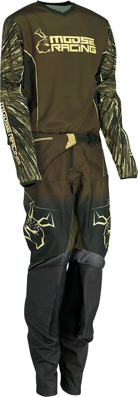 MOOSE RACING PANT YTH AGRD OLV/TAN 18