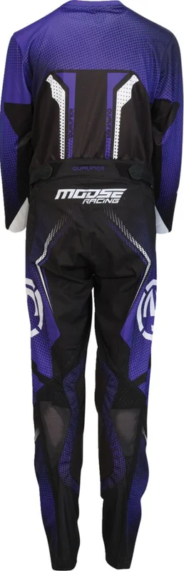 MOOSE RACING PANT YTH QUALIFIER BLACK/PURPL