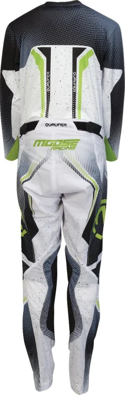 MOOSE RACING PANT YTH QUALIFIER WHITE/BLACK