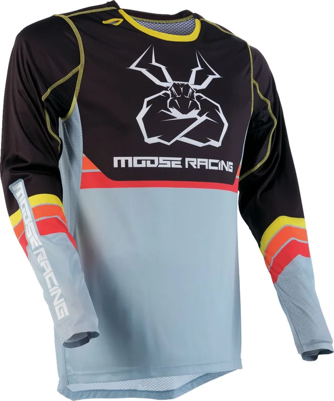 MOOSE RACING Agroid Jersey - Gray/Yellow - Medium