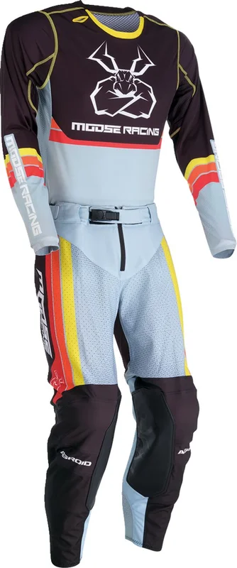 MOOSE RACING Agroid Jersey - Gray/Yellow - Medium