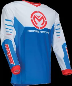 MOOSE RACING JERSEY QUALIFIER RED/WHITE/BLU