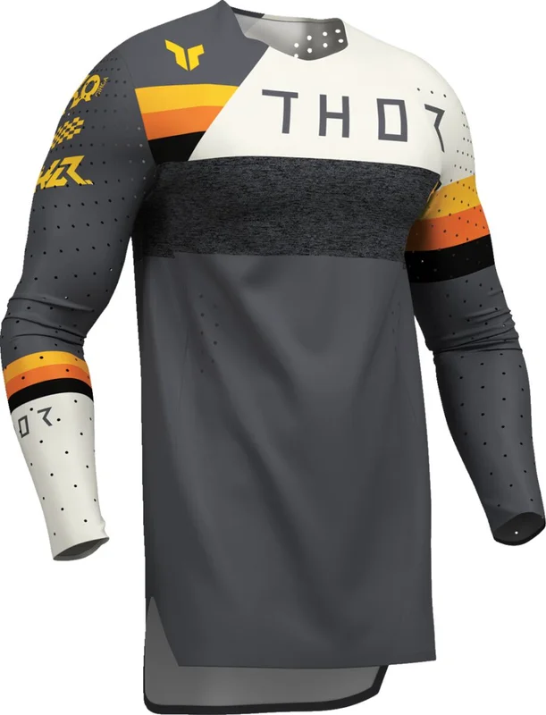 THOR JERSEY SPORTMODE LEAGUE CHAR/WHT S