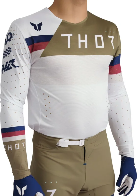 THOR JERSEY SPORTMODE LEAGUE WHT/COP S