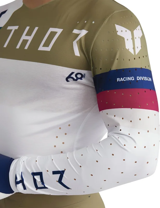 THOR JERSEY SPORTMODE LEAGUE WHT/COP S