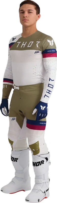 THOR JERSEY SPORTMODE LEAGUE WHT/COP S