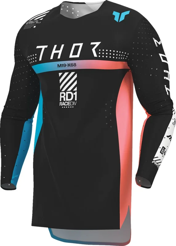 THOR JERSEY SPORTMODE SYNTH BLACK M