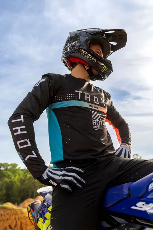 THOR JERSEY SPORTMODE SYNTH BLACK M