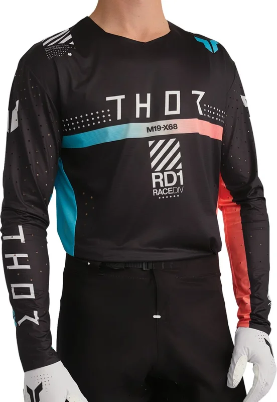 THOR JERSEY SPORTMODE SYNTH BLACK M