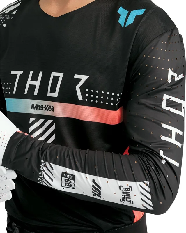 THOR JERSEY SPORTMODE SYNTH BLACK M