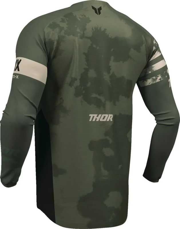THOR JERSEY LAUNCHMODE BLEACH BLK/CAMO S