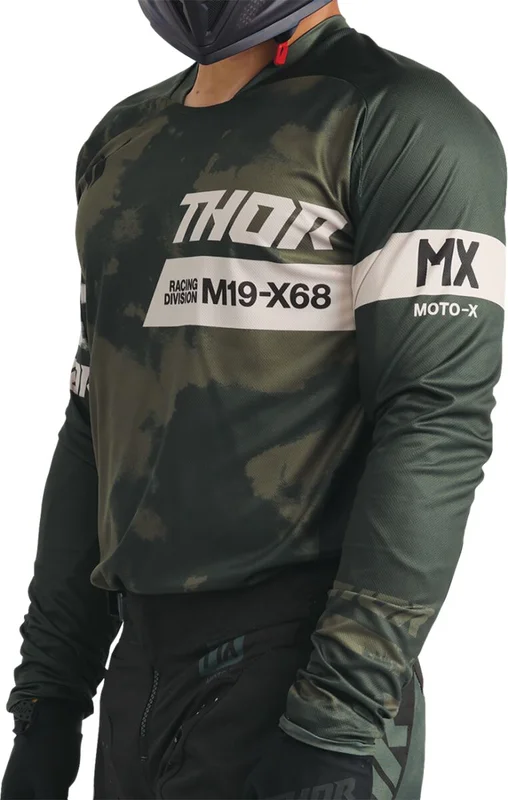 THOR JERSEY LAUNCHMODE BLEACH BLK/CAMO S
