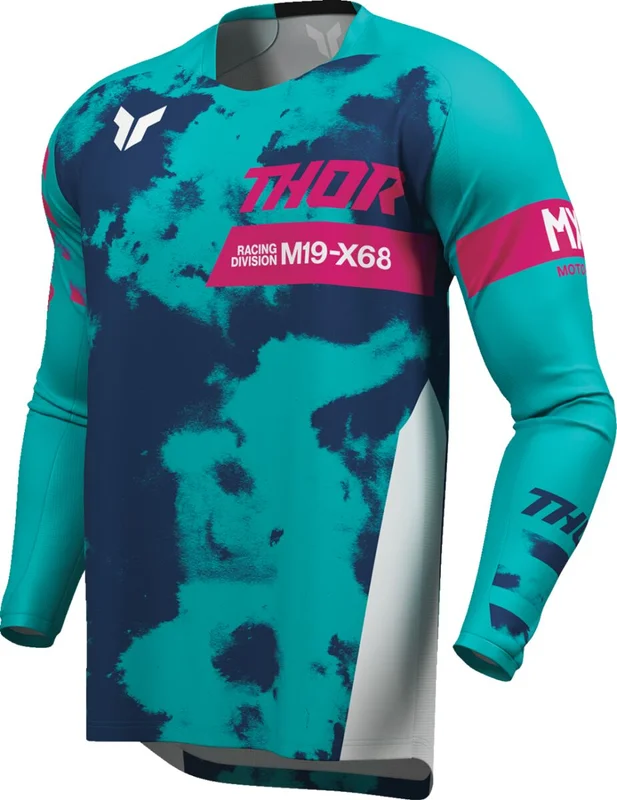 THOR JERSEY LAUNCHMODE BLEACH WHT/AQ XL