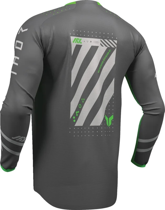THOR JERSEY LAUNCHMODE FUTURA CHAR/GRN 2X