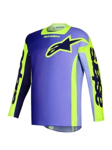 ALPINESTARS JERSEY RACER PORTL PURPLE/YEL