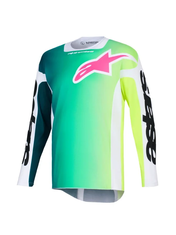 ALPINESTARS JERSEY RACER PORTL GRN/WH/BLK 2X