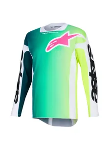ALPINESTARS JERSEY RACER PORTL GRN/WH/BLK