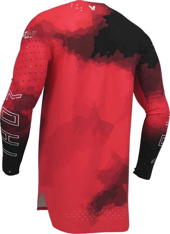THOR JERSEY SPORTMODE CARBON BK/RD