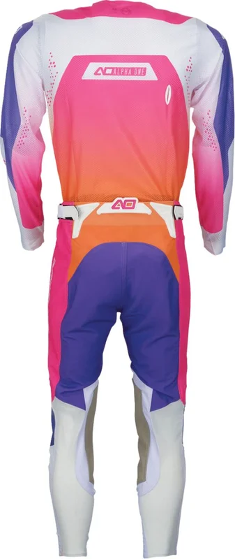 MOOSE RACING JERSEY ALPHA ONE ORANGE/PURPLE
