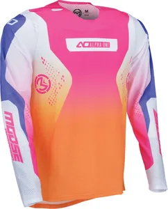 MOOSE RACING JERSEY ALPHA ONE ORANGE/PURPLE