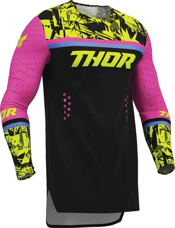 THOR JERSEY SPORTMODE PUNKD BK/FU S
