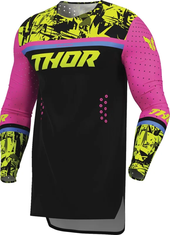 THOR JERSEY SPORTMODE PUNKD BK/FU X