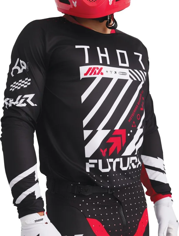 THOR JERSEY LAUNCHMODE FUTURA BK/RD