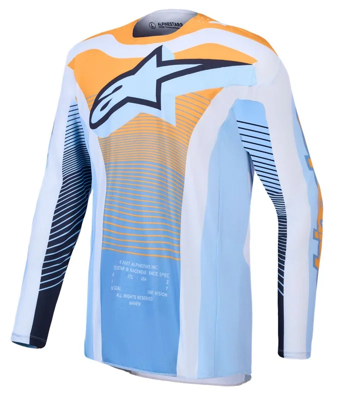 ALPINESTARS JERSEY TECHSTAR MAVEN BLU/TNG/