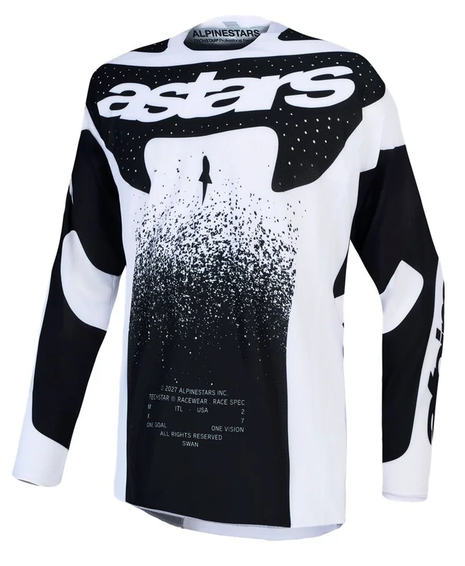 ALPINESTARS JERSEY TECHSTAR SWAN WHITE/BLA
