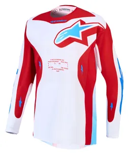 ALPINESTARS JERSEY RACER HUNT WHT/RED/BLU