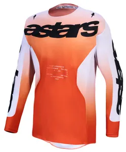 ALPINESTARS JERSEY RACER AMBER RED/LIL/BLK