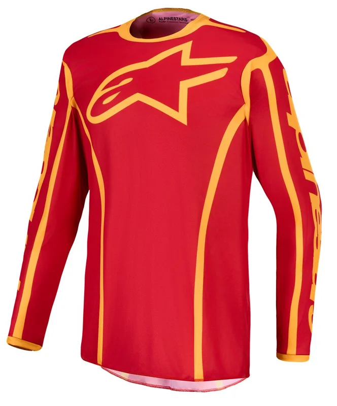 ALPINESTARS JERSEY FLUID APEX V2 RED/GLD S