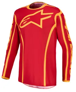 ALPINESTARS JERSEY FLUID APEX V2 RED/GLD