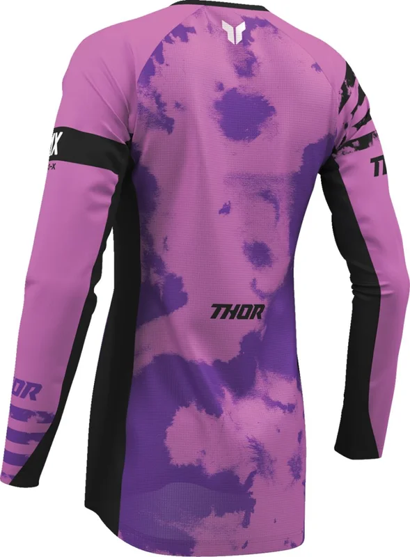 THOR JERSEY WMN LAUNCHMODE BLEACH BLK/ORC XS