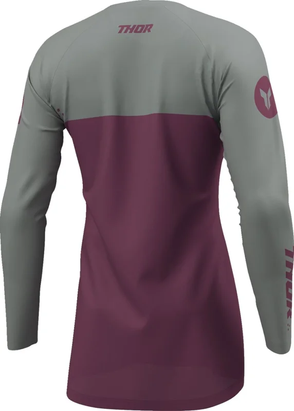 THOR JERSEY WMN RIDEMODE MENACE PUR/GY XS