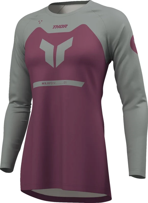 THOR JERSEY WMN RIDEMODE MENACE PUR/GY L