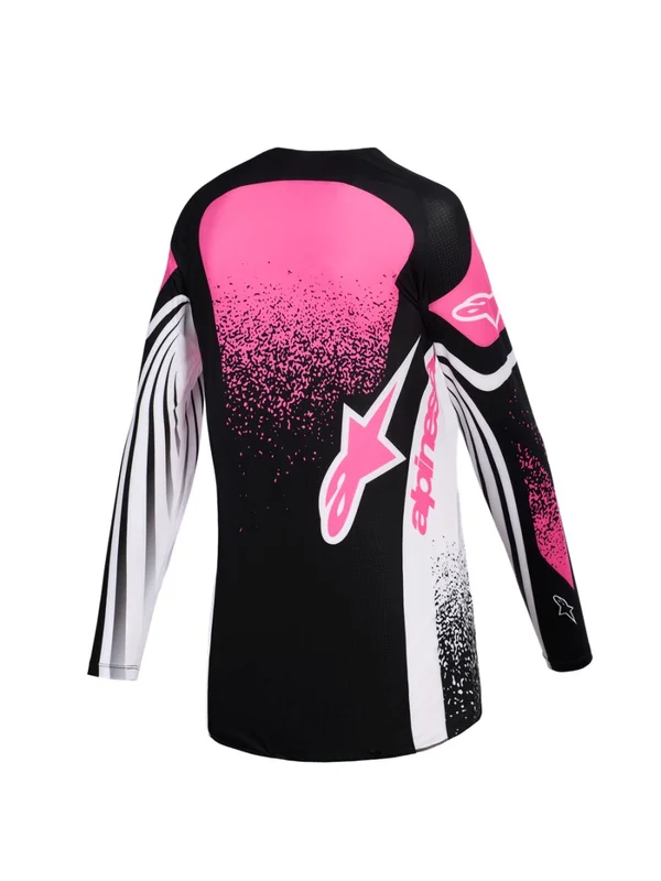 ALPINESTARS JERSEY 4W TECHSTAR NOMUR BLK/WH/FUCHSIA L