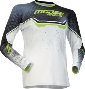 MOOSE RACING JERSEY YOUTH QUALIFIER WHITE/B