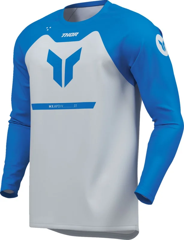 THOR JERSEY YOUTH RIDEMODE MENACE BLUE MD
