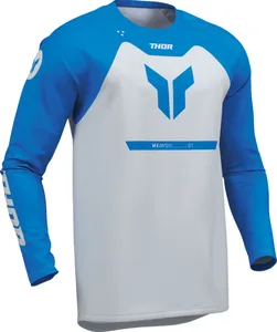 THOR JERSEY YOUTH RIDEMODE MENACE BLUE LG