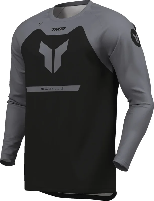 THOR JERSEY YOUTH RIDEMODE MENACE BLACK SM