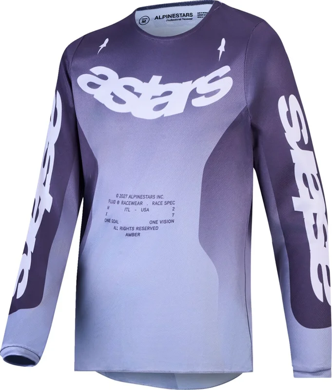 ALPINESTARS JERSEY YTH FLUID AMBER GRY/LIL