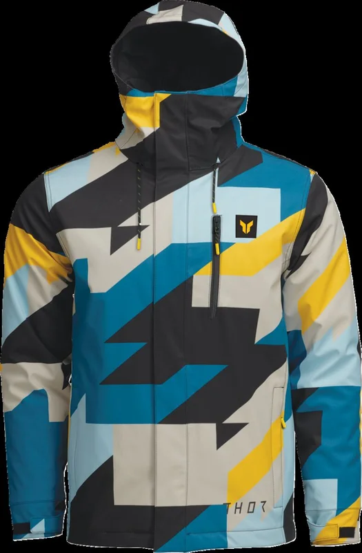 THOR JACKET TOUR BRAVE BL/YL SM